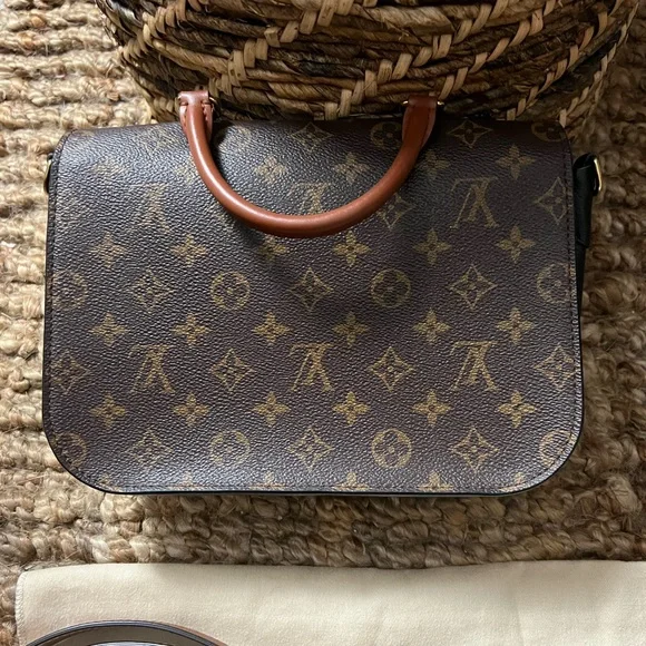 Louis Vuitton Vaugirard Monogram Flap Bag Crossbody Shoulder Designer Purse Noir - Picture 5 of 14